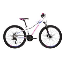 KROSS 26 LEA 3.0 15" BIAŁO FIOLETOWA 2021