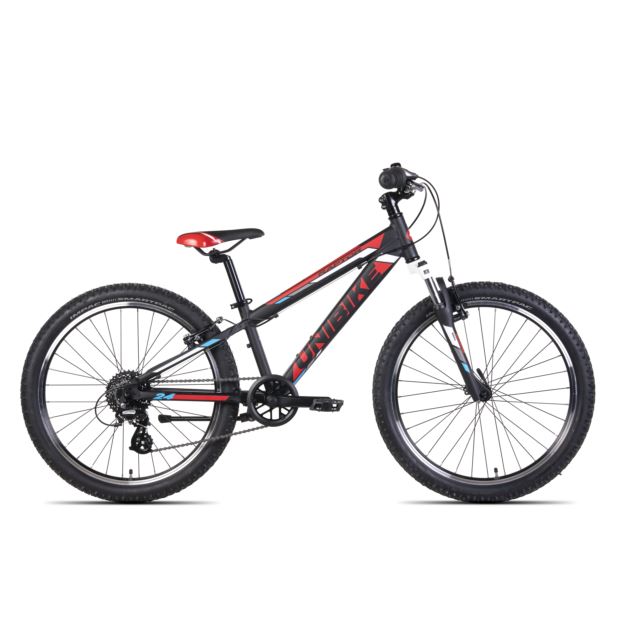 UNIBIKE 24 RAPTOR 11 9070030122 CZARNO-CZERWONY