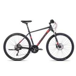 UNIBIKE 28 ZETHOS M CZARNO-CZERWONY