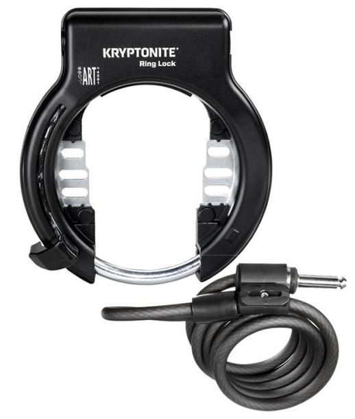 ZAPIĘCIE KRYPTONITE BLOKADA KOŁA RING LOCK +LINKA