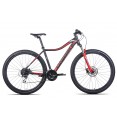 UNIBIKE 27,5 MOVE 17 9030010522 CZARNO-CZERWONY