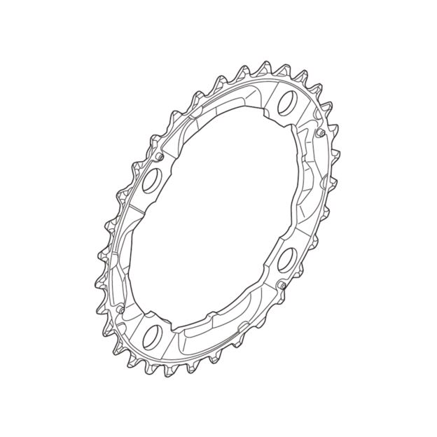 TARCZA MECH. 9RZ SH FCM430 32Z ALIVIO 3/9S 104MM