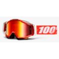 GOGLE 100% RACECRAFT FIRE RED ANTIFOG