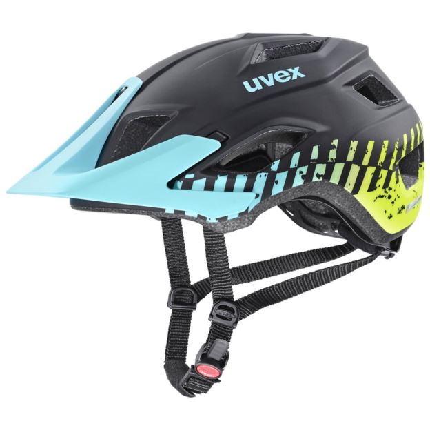 KASK UVEX ACCESS BLACK-AQUA LIME 52-57