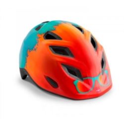 KASK MET GENIO II SURF POMARAŃCZ-NIEBIESKI 52-57 M