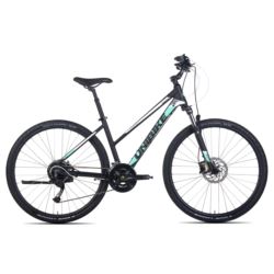 UNIBIKE 28 CROSSFIRE CZARNO-TURKUSOWY