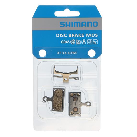 KLOCKI HAM.TARCZ.SHIMANO G04S METALICZNE