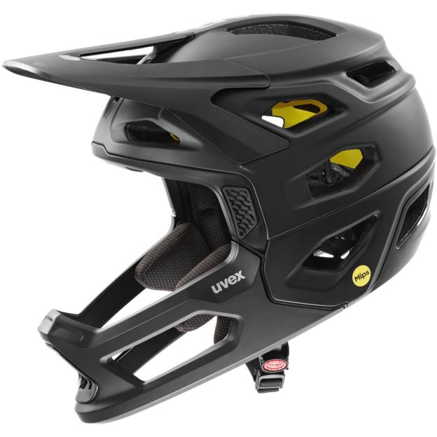 KASK UVEX REVOLT MIPS ALL BLACK MATT 52-57 M