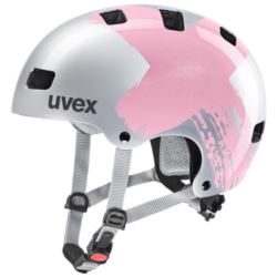 KASK UVEX KID 3 SILVER-ROSE 55-58 M