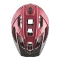 KASK UVEX QUATRO CC DARK-RED BLACK MAT/SHINY 52-57