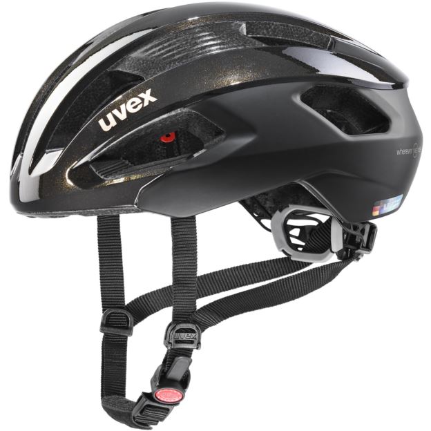 KASK UVEX RISE CC WE BLACK GOLDFLAKES 52-56