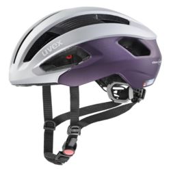 KASK UVEX RISE CC WE SILVER-PLUM MAT 52-56