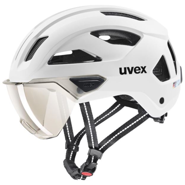 KASK UVEX STRIDE VISOR WHITE MATT 53-56