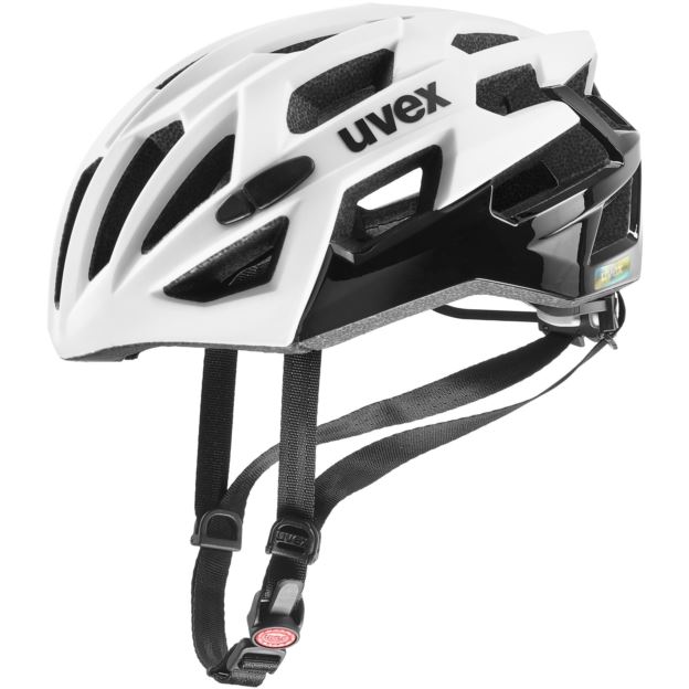 KASK UVEX RACE 7 WHITE BLACK 51-55