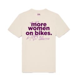 KOSZULKA LIV MORE WOMEN ON BIKES NATURAL RAW S