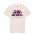 KOSZULKA LIV MORE WOMEN ON BIKES NATURAL RAW S