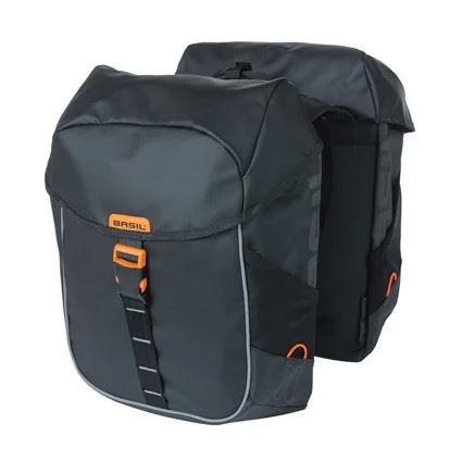 SAKWA PODWÓJ BASIL MILES TARPAULIN 34L BLACK ORANG