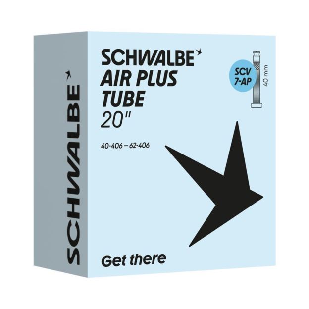 DĘTKA 20 SCHWALBE AIR PLUS 40/62-406 SCV CLIK