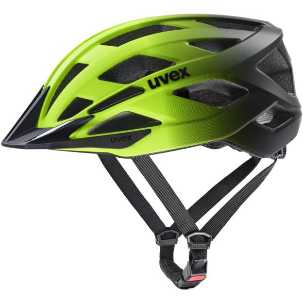 KASK UVEX I-VO 2 NEON YELLOW-BLACK MATT 56-60