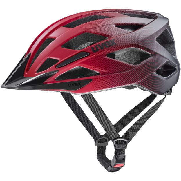 KASK UVEX I-VO 2 RED-BLACK MATT 52-57